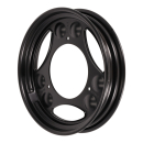 Roller-Scheibenrad, Felge 2.10x12 (schwarz), Simson SR50, SR80, SD50, SRA25, SRA50